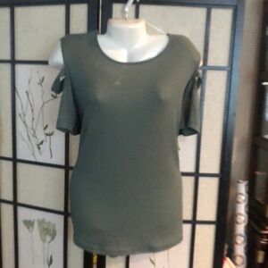 Cold shoulder blouse